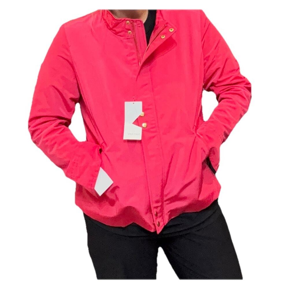 Crown And Ivy Jacket Womens Petite Large Bright Color Gold Hardware New